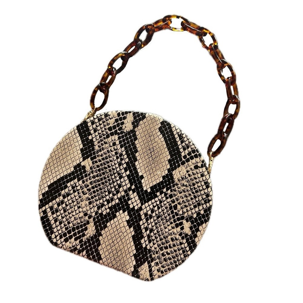 70s Snakeskin Printed Purse